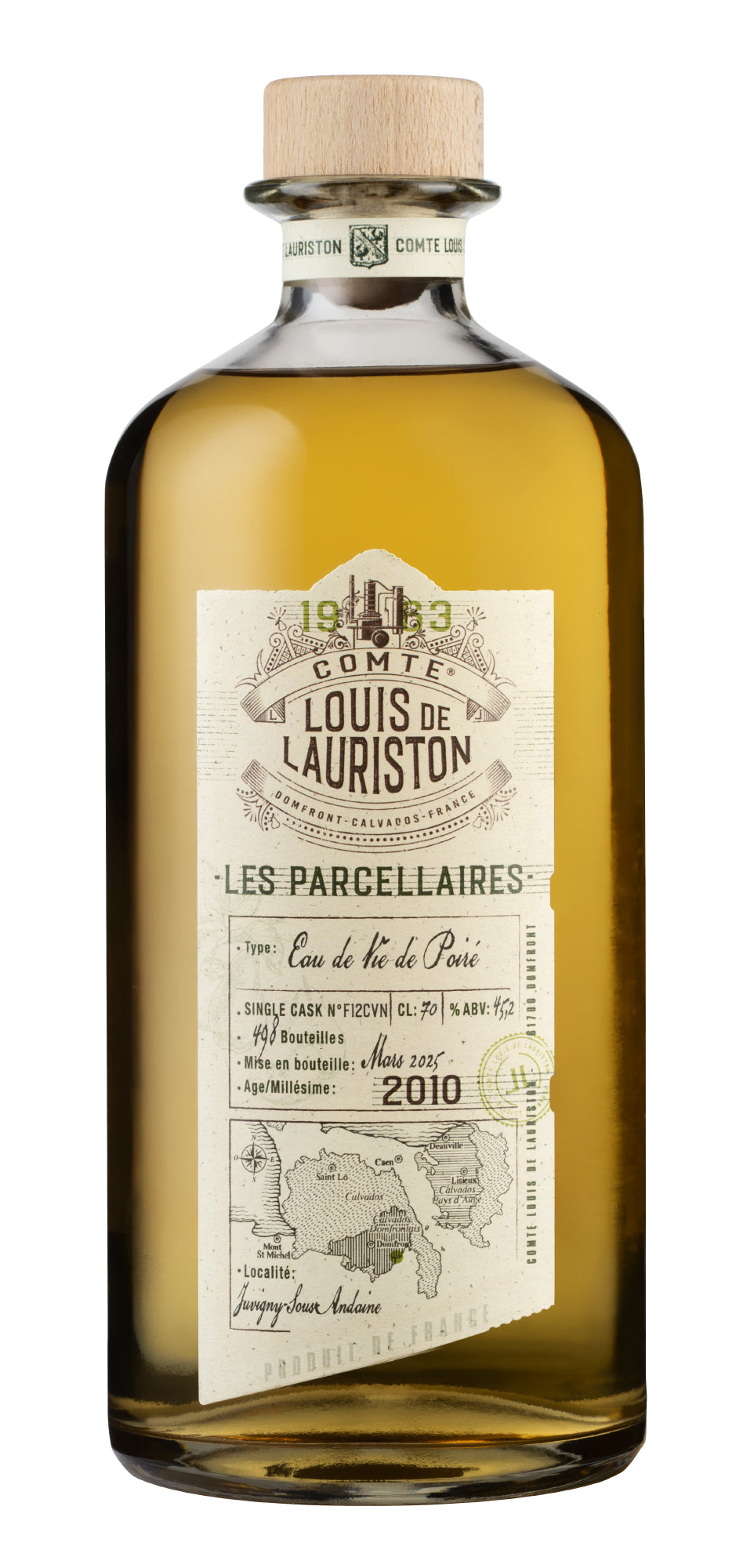 Les Parcellaires: Eau-de-vie de Poiré Millésime 2010